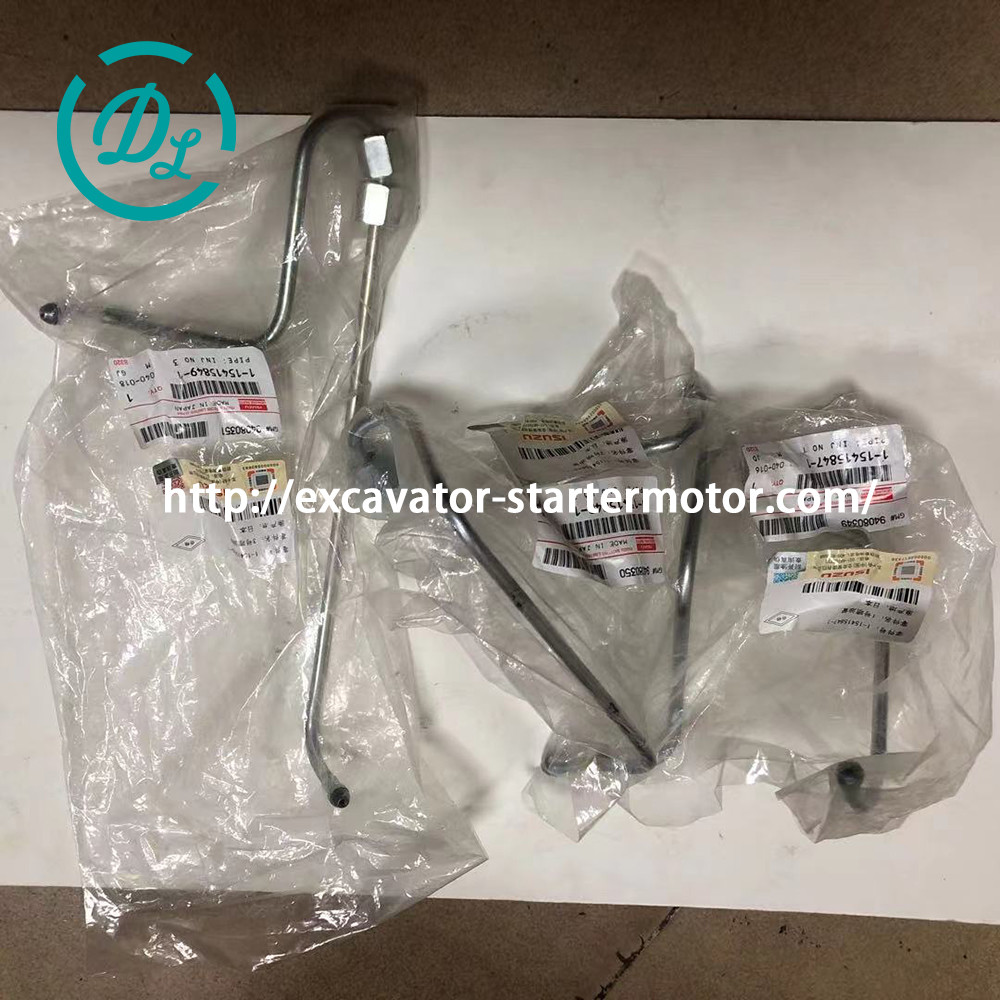 EexcavaStart ISUZU 6BG1 Engine No.4 Fuel Injection Pipe OEM 1-15415850-1