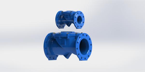 フレンズ接続 EPDM ゴムディスク スイングフレックスチェックバルブ