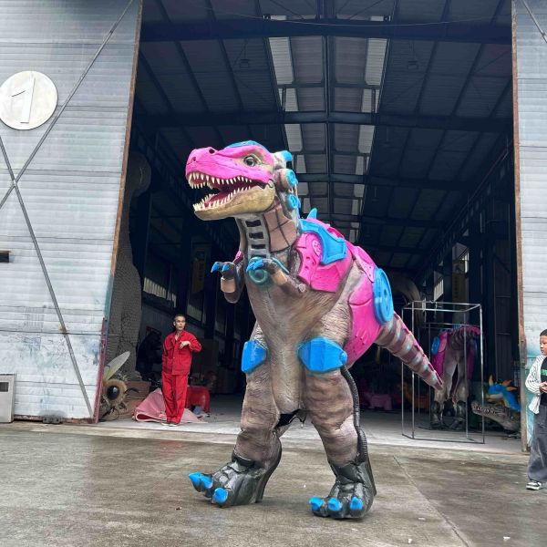 Event Atmosphere Create Interactive Dinosaur Costume With Light Weight