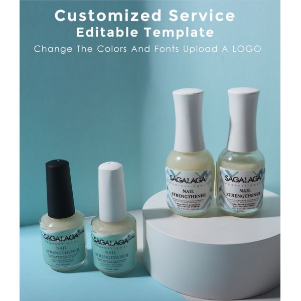 Polisseur d'ongles à séchage à l'air organique Renforceur d'ongles infusé de vitamine E Durcisseur avec certificat GMP