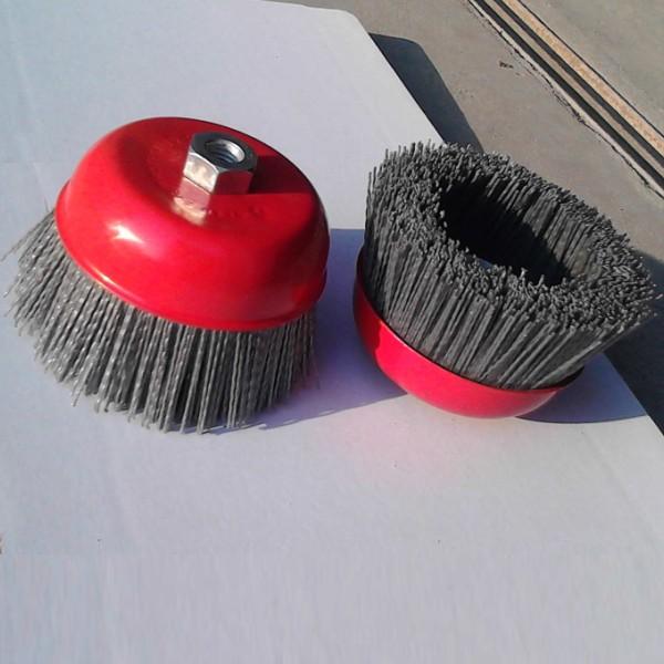 DuPont Nylon Bristle Cup Brush for Edge Blending Deburring