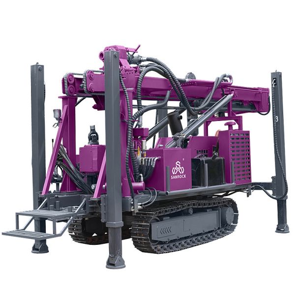 Crawler Rock Core Drilling Machine Geological Exploration Drill Rigs  Hydraulic Core Drilling Rig