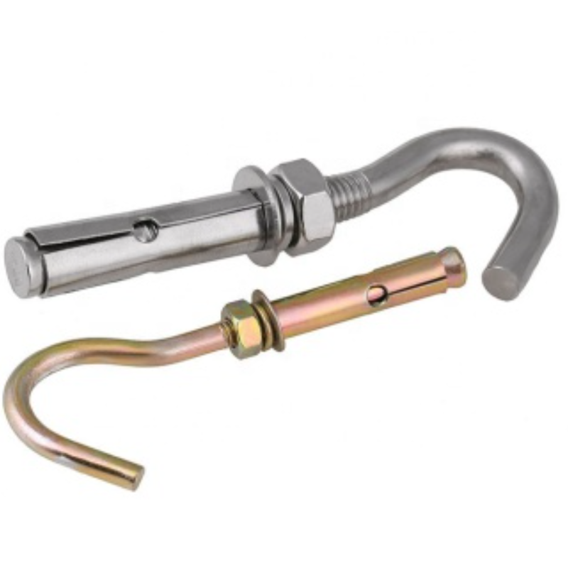 J-type bolt hook screw hook black galvanized nut galvanized steel type L good price metal bolt M6