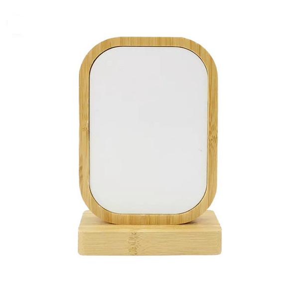 Cadre photographique en bois de bambou magnétique moderne pour l'impression par sublimation