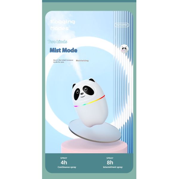 AromatherapyUSB Mini Ultrasonic Humidifier With 7 Color LED Lighting Low Noise