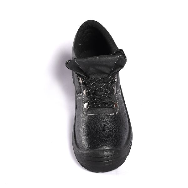Premium Genuine Leather Safety Shoes with Ultra Comfort EVA Insole Worker Anti Slip Work Boots