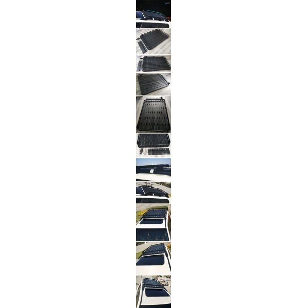 Aluminium Luggage Roof Rack Basket For Toyota Prado Black Color F006A Model