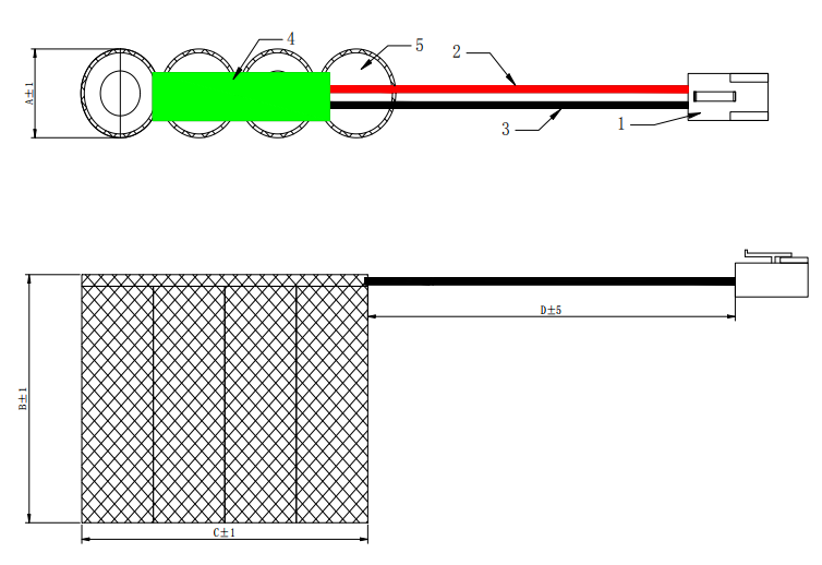 32700 6Ah 12.8V LiFePO4 Battery Pack For Bait Boat Carp Fishing