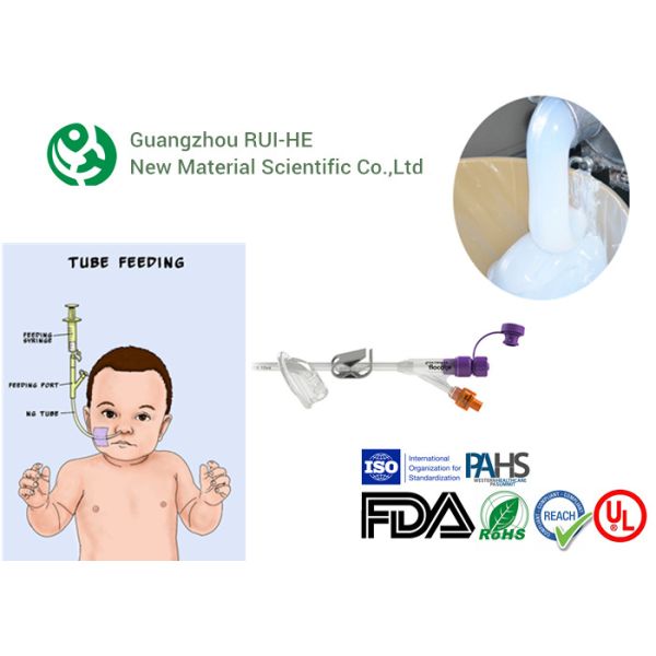 Goma de silicona inodora del grado médico, SGS de la goma de silicona de 2 porciones aprobado