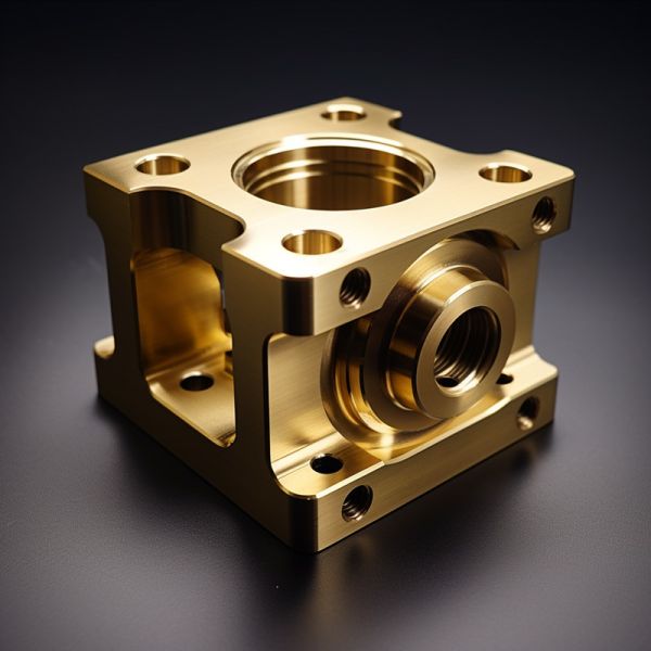 CNC-оборудование Части из латуни на заказ с фрезером, поворотом, бурением