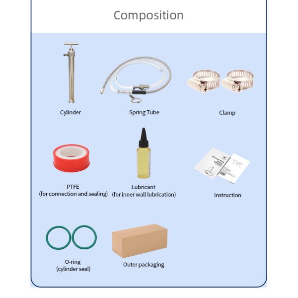 Drenchador de Vacas de Acero Inoxidable HL-Q1-I 5.65kg para Ganado Lechero