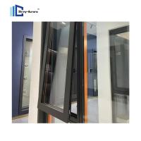 Waterproof Top Hung Awning Windows Double Glazed Awning Storm Windows