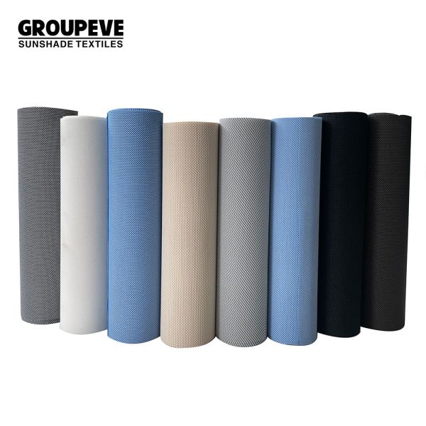 Tela solar de la protección solar de la franqueza del AATCC 16-2003 el 3% de Groupeve para las persianas de rodillo