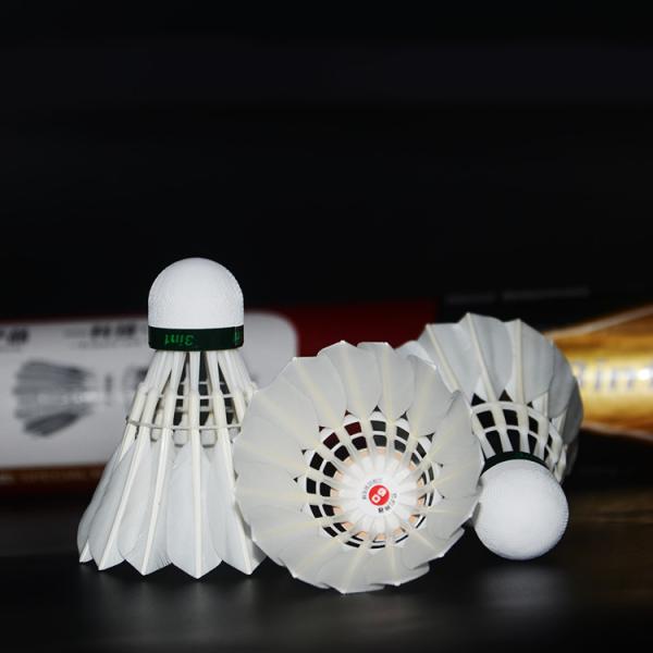 Tournament Level 3 In 1 Shuttlecock Super Durable Natural Duck Badminton Feather Cork Shuttlecock