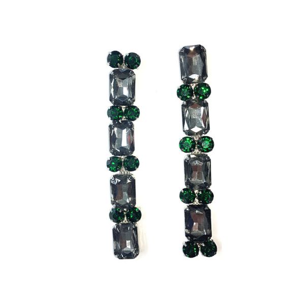 Europe Style High Heel Ornament , Shoe Crystal Buckles For Ladies