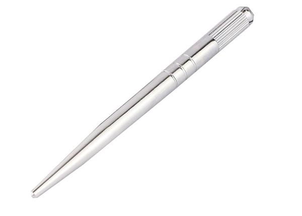 Semi Permanent Makeup 3D Embroidery Eyebrow Tattoo Pen Light Silver Manual pen