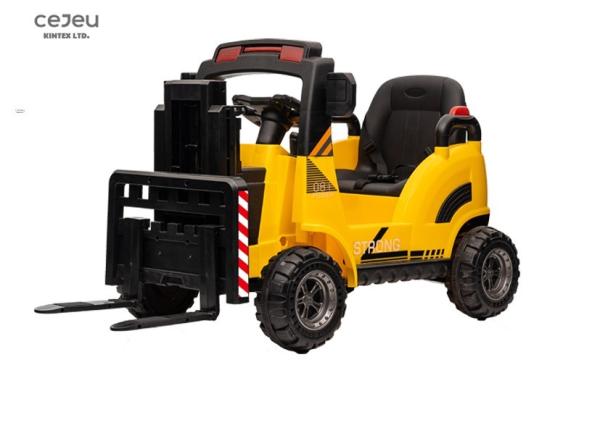Children's engineering car toy car. Forklift Trailer toy car  Light/Music