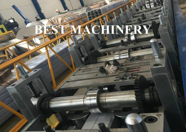 Roofing Downpipe Channel Roll Forming Machine Seamless Square Shape