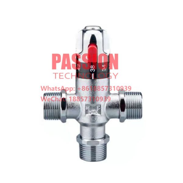 Меди нагревателя воды клапана смешивания клапана горячей воды смешивая клапан холодной солнечной латунный