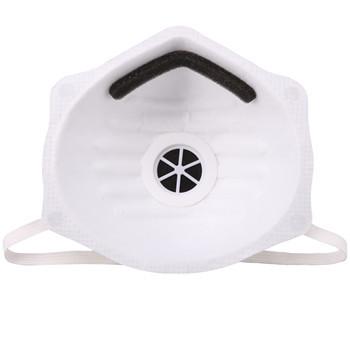 Adult FFP2 Dust Mask , FFP2 Valved Mask Low Respiratory Resistance