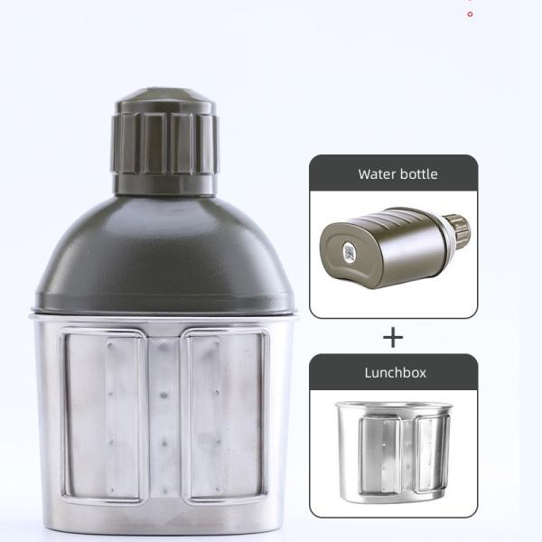 304 Stainless Steel Kettle Military Water Bottle Camouflage 800ML