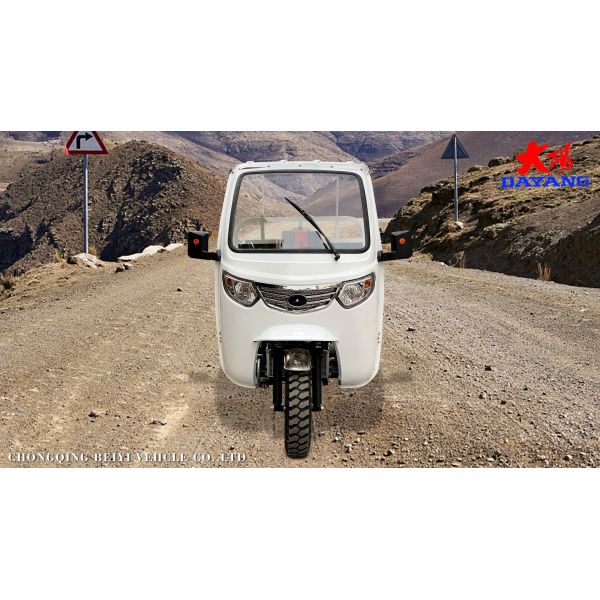 Disco delantero Sistema de freno de tambor trasero Triciclo de carga para entrega asequible en Singapur