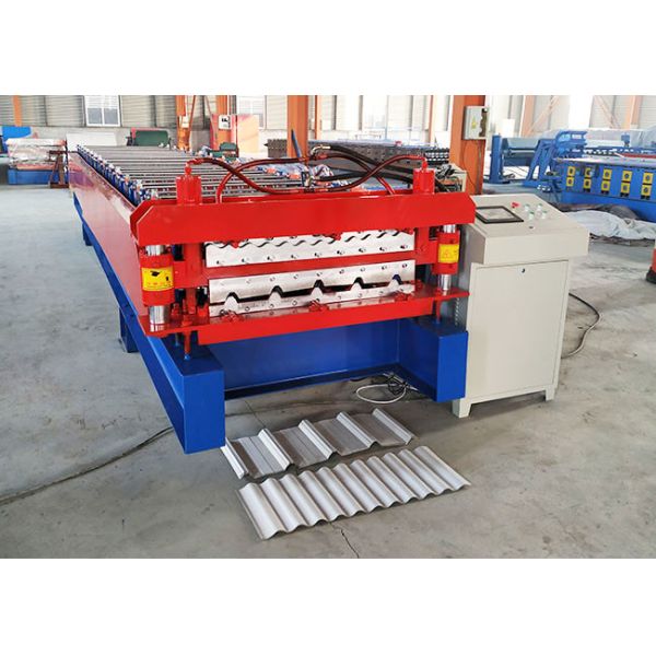 Speed 8-12 M/Min Double Layer Roll Forming Machine Roller Material 45# Steel