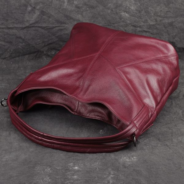 Soft Hobo Cowhide Genuine Leather Shoulder Bags
