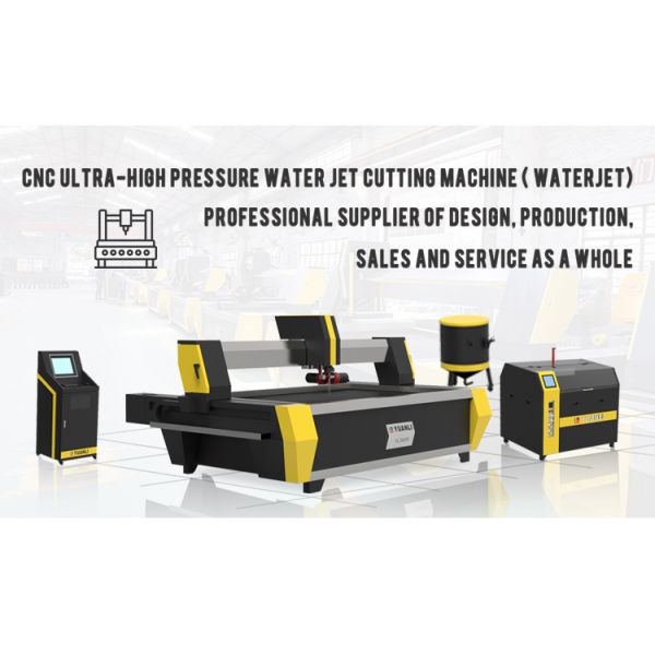 Five Axis Waterjet Water Cutting Machine Multi Function CNC Water Jet Cutting Machine