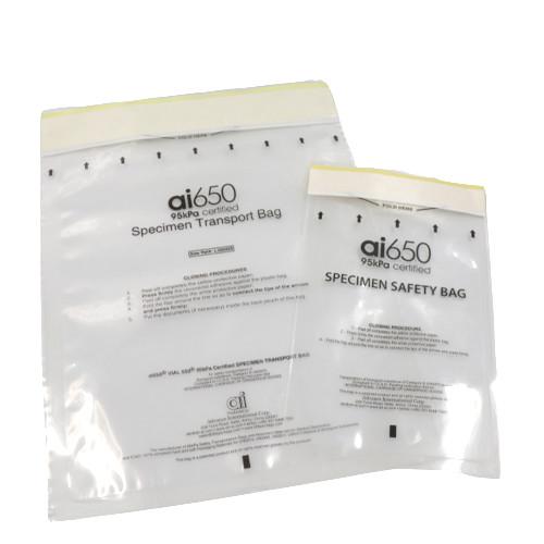 Transporting Samples Biological 95KPA Specimen Bag Leak Proof