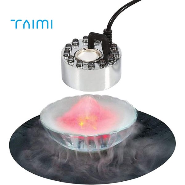 Portable Mini Size Ultrasonic Mist Maker with 12 LEDs and ≥350mL/H Aerosolized Amount Fog Atomizer