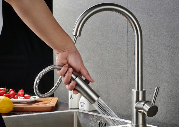 ROVATE 2 Way Pull Down Kitchen Basin Faucet 360 Degree Rotation CE Approved