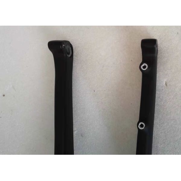 700x50c Carbon Gravel Bike Fork, Lightweight Rigid Fork 100x12 Flat Mount Disc