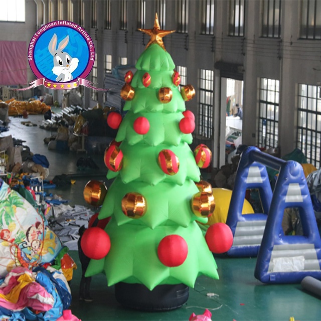 Hot Sale Giant Custom Inflatable Christmas Tree for Events Advertising From China Factory