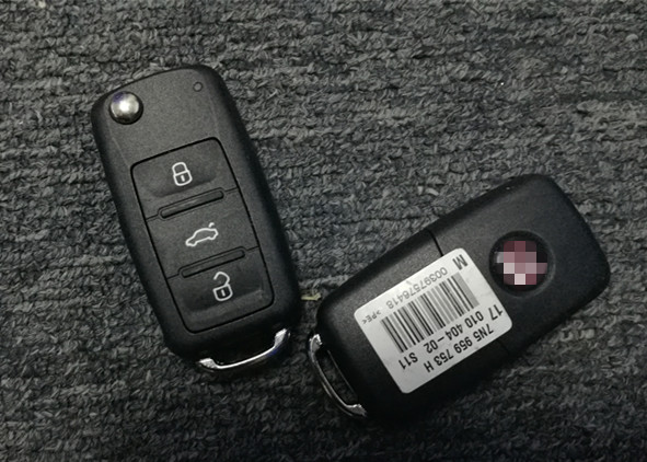 Ключ автомобиля места УДС умный, 7Н5 837 202 х ключ 433 МХЗ автоматический удаленный