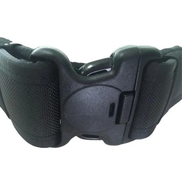Cinturão tático de nylon para uso externo com fivela de libertação rápida