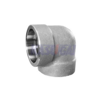 A alta pressão rosqueou os encaixes de aço inoxidável da solda do soquete do cotovelo de 90° ASME B16.11
