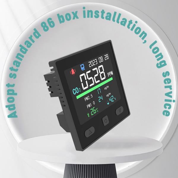 Home Smart Co2 PM2.5 Formaldehyde Smart Indoor Air Quality Monitor