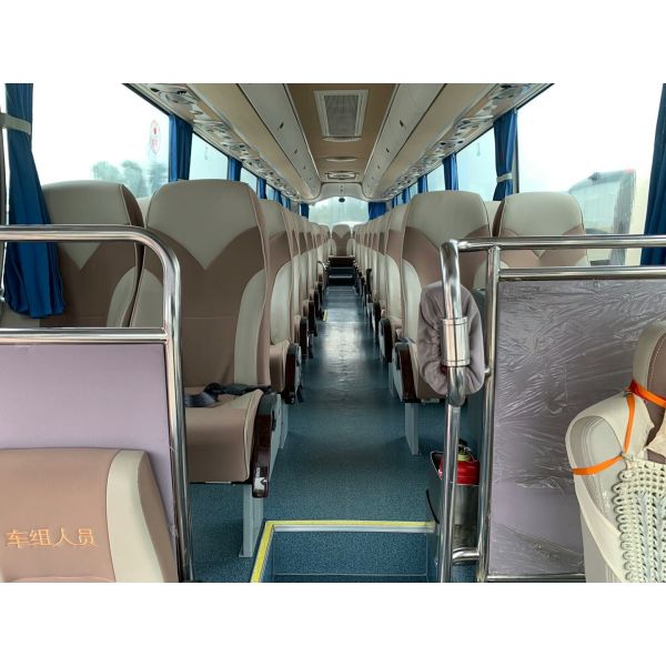 Used Yutong Bus for Sales Model ZK6122 Double Doors 51Seats Steel Chassis Euro III Good Condition