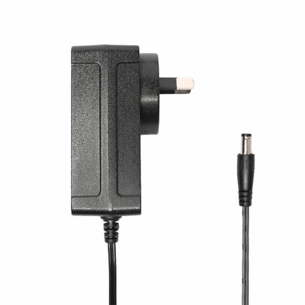 12V 2A 24W Switching Power Supply Adapter US Certified For CCTV 3 Output Frequency 50Hz