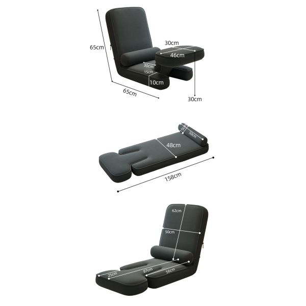 Ergonomic chair, school with backrest, Floor Seating Sofa, Leisure Chair Window, Lazy Computer