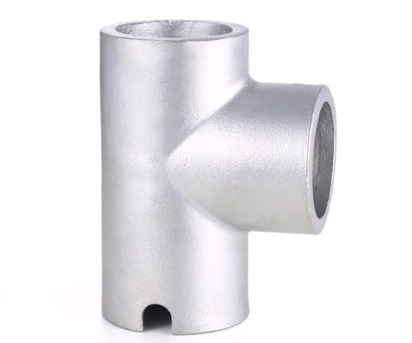 Construction / Fluid treatment Stainless Steel Precision Casting Three Way Pipe Parts