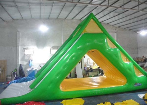0.9mm PVC Tarpaulin 3m Dia Inflatable Water Trampoline With 24 Months Warranty / Repair Kits