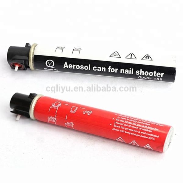 OEM Accepted Nail Gun Gas Cylinder 165mm 154mm Fuel Cell for Gas Nailer