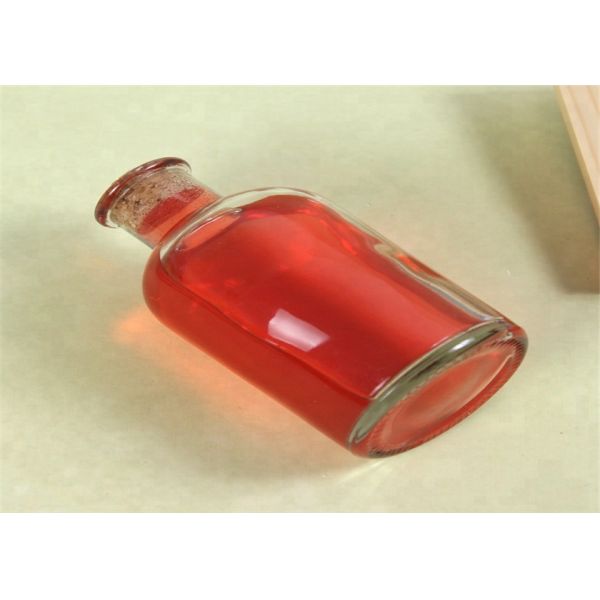 200ml Boston Round Bottles Juice Beverage Cooking Oil Kombucha Bottle With Cork