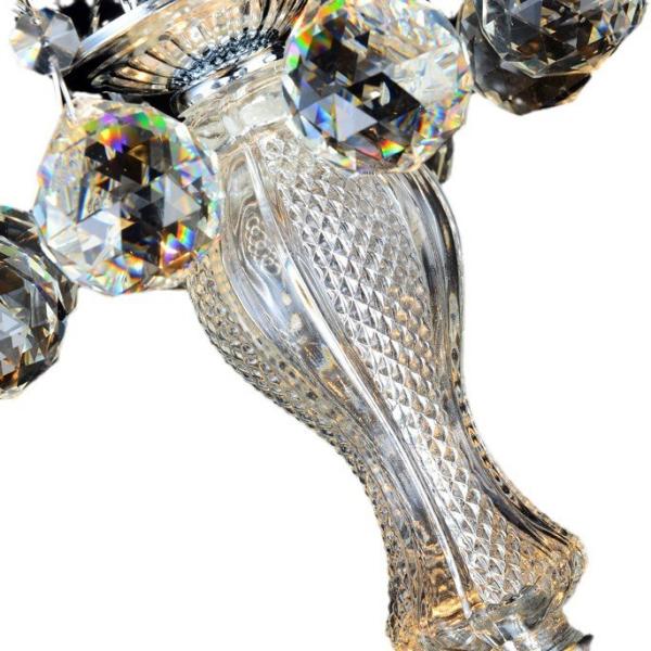 Lâmpadas de cristal de vidro de luxo para interiores