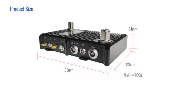 MU33 Repetidor para drones HD UAV vídeo link equipamento de segurança de proteção