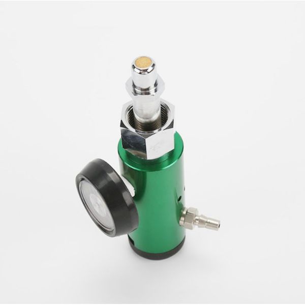 Oxygen Flow Meter with Humidifier Bottle
