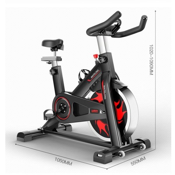 Commercial Upright Air Bike Exercise Equipment with 107*57*120 cm Dimensions and Design