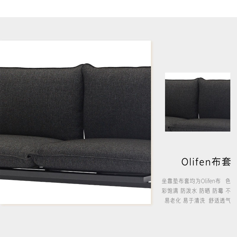 Customized Logo Luxury Italian Leather Sofa Set for Modern Home Living Room Furniture
